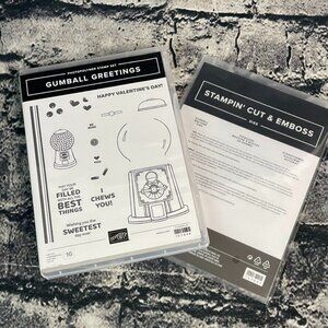 Stampin' Up! GUMBALL GREETINGS Stamps & GUMBALL MACHINE Dies